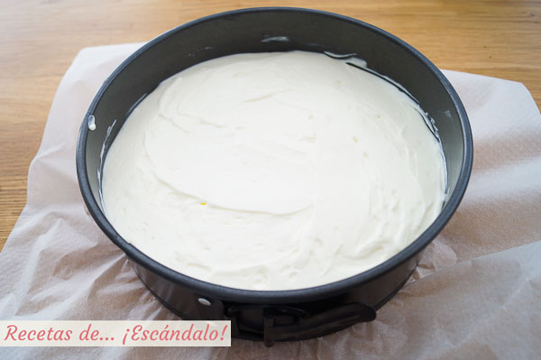 Tarta de queso al horno