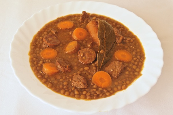 Lentejas estofadas