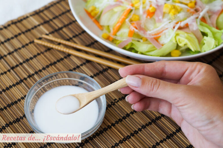 Salsa de la ensalada china