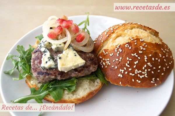 Receta de hamburguesa con pan casero