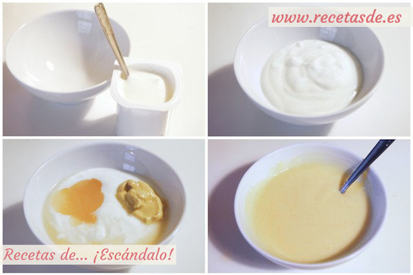 Receta de salsa de mostaza y miel para carnes, ensaladas