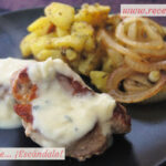 Solomillo de cerdo con salsa roquefort