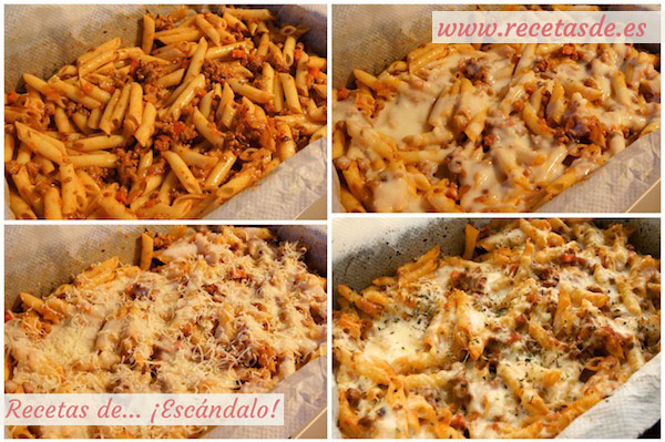 Cómo preparar macarrones al horno gratinados
