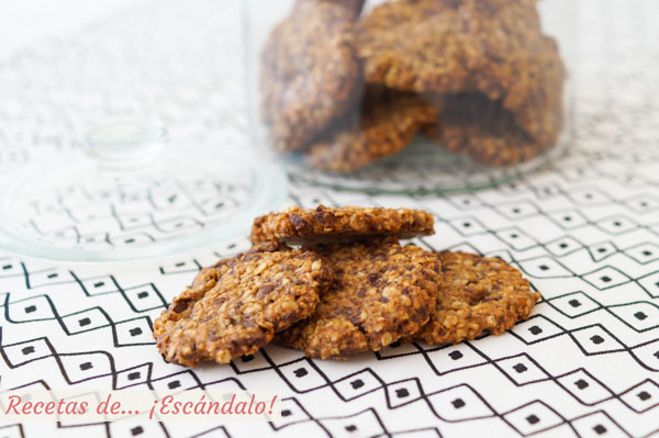 Galletas de avena y chocolate caseras