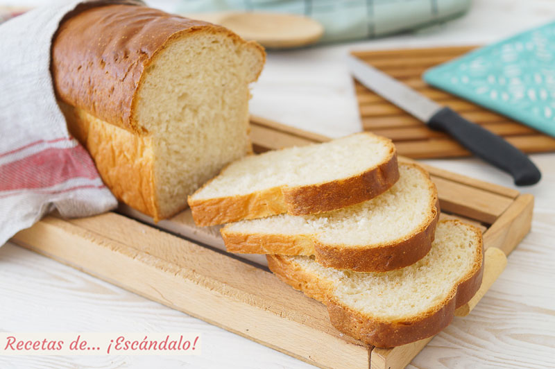 Pan de molde casero y facil