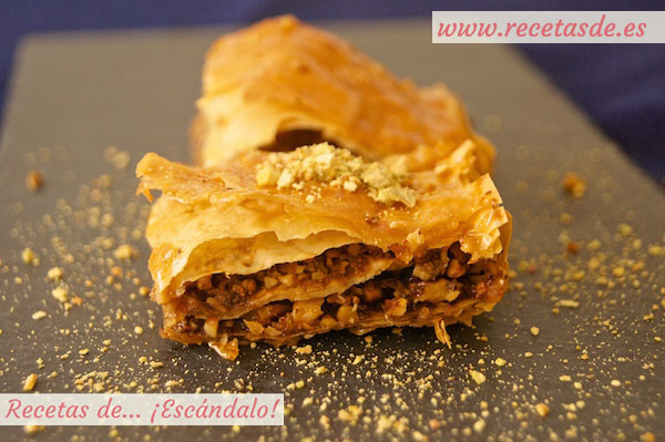 Baklava, receta de postre turco