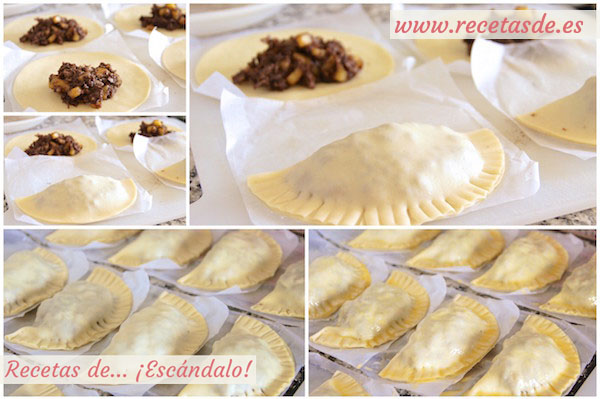 Cómo hacer empanadillas de morcilla y manzana con Pedro Ximénez