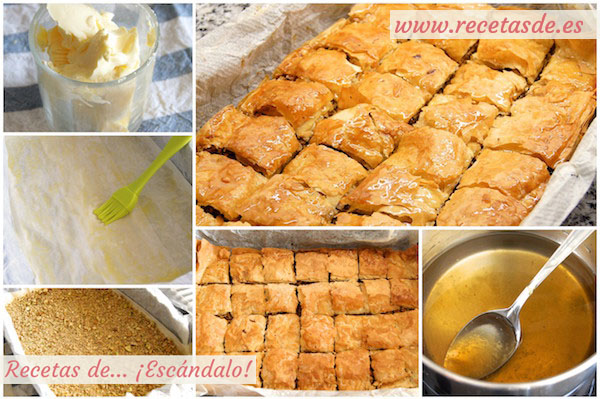 Cómo hacer la receta de baklava