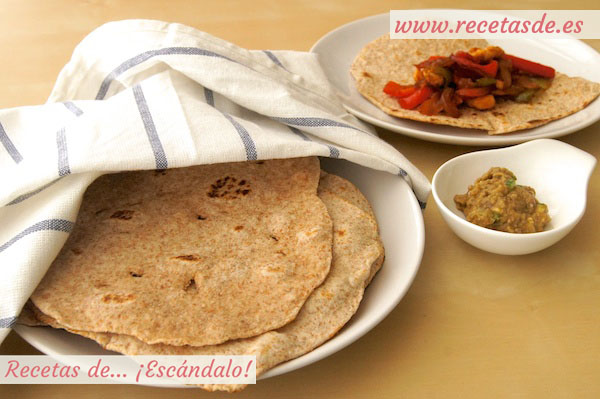 Masa para fajitas mexicanas casera