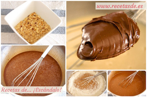 Cómo hacer bizcocho marmolado de yogur y Nutella, muy esponjoso