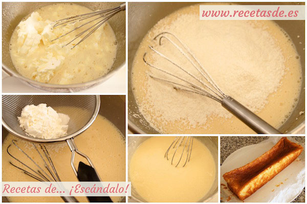 Receta de bizcocho muy esponjoso de queso y yogur