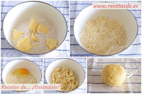 Receta de masa quebrada o pasta brisa, dulce o salada