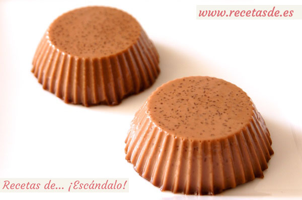 Receta de panacota o panna cotta de Nutella, un postre delicioso