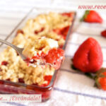 Crumble de fresas