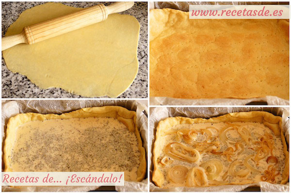 Cómo hacer quiche lorraine con cebolla, la quiche alsacienne