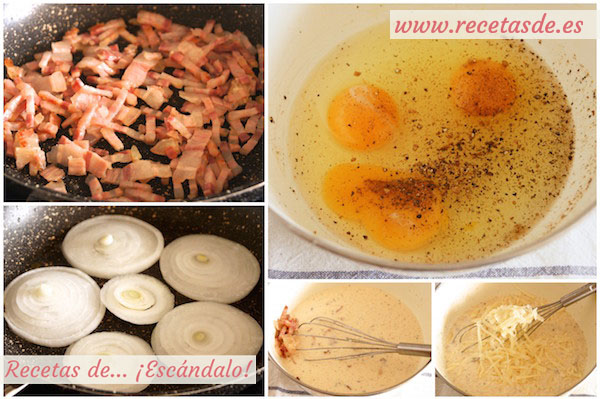 Cómo preparar quiche lorraine con cebolla, la quiche alsacienne