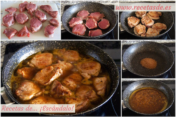 Cómo hacer solomillo de cerdo en salsa a la naranja