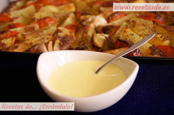 Receta de lactonesa, la mayonesa o alioli sin huevo