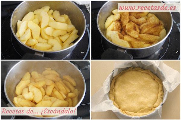 Cómo hacer tarta tatin de manzana con hojaldre, casera y fácil
