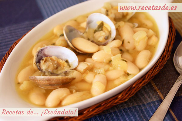 Receta de fabes con almejas, tradicional asturiana