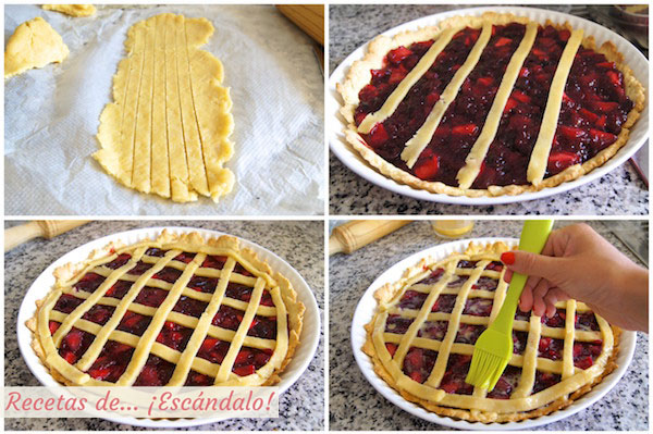 Como hacer la receta de tarta de cerezas americana o Cherry Pie