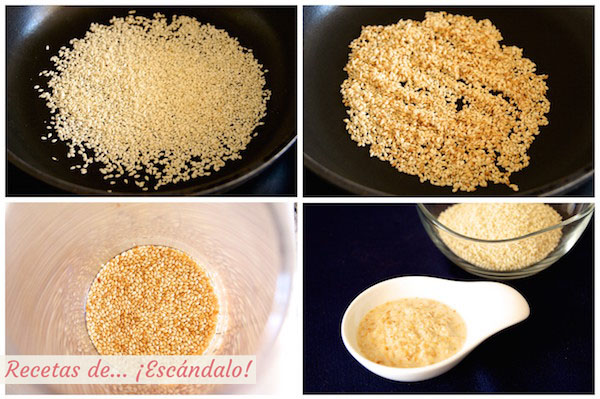Receta de salsa tahini o tahina casera
