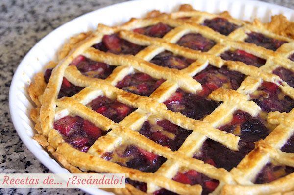 Receta de tarta de cerezas americana o Cherry Pie casera