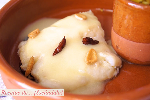 Bacalao al pil pil con ajos y guindillas