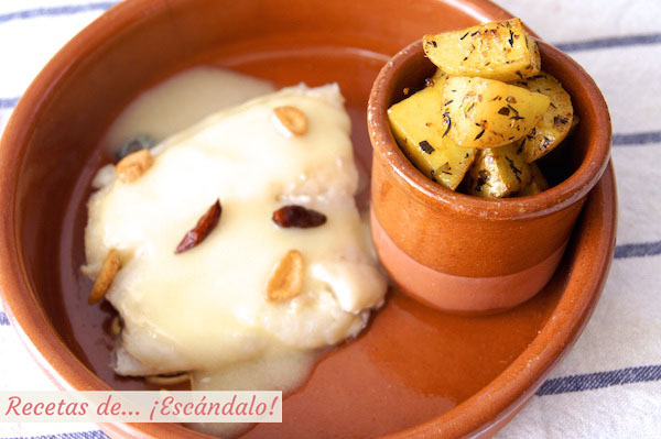 Patatas gajo aromatizadas para el bacalao al pil pil