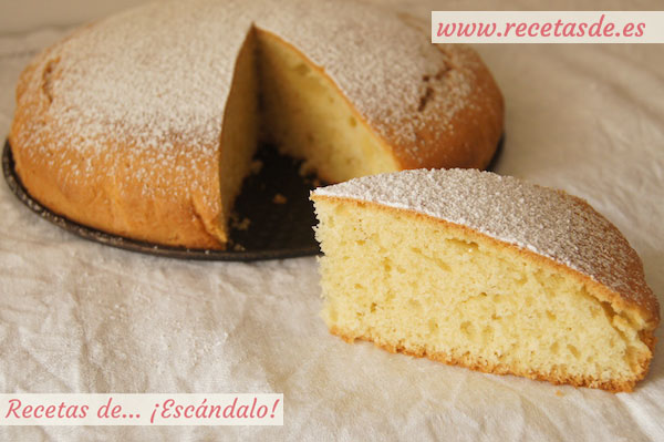 Receta de bizcocho de coco muy esponjoso, facil y casero