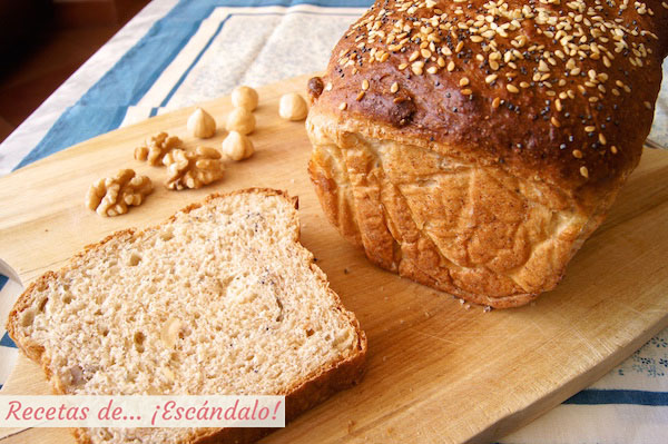 Pan de molde integral casero