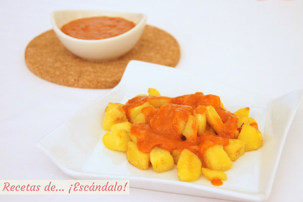 Receta de patatas bravas caseras