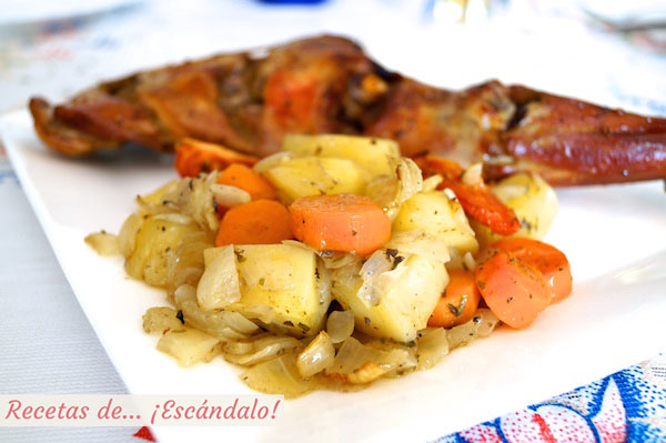 Paletilla de cordero lechal asado al horno