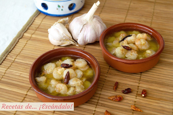 Como hacer gambas al ajillo