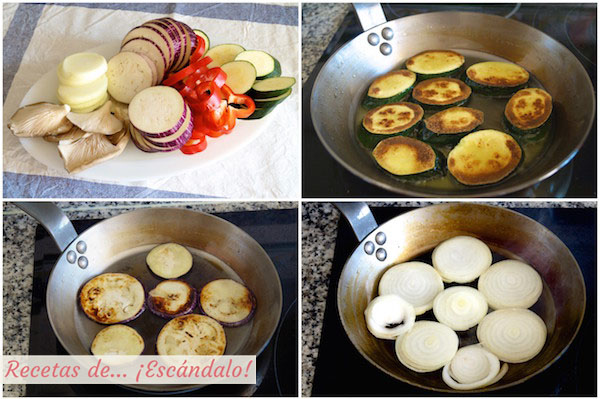 Como hacer la receta de verduras a la plancha salteadas