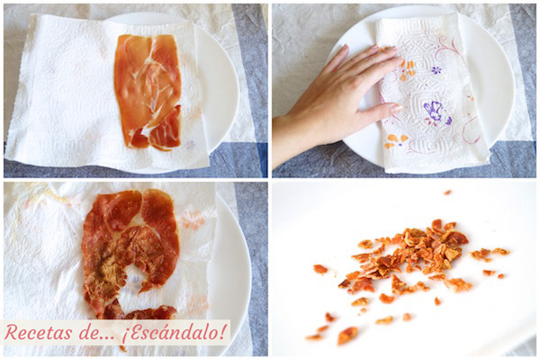 Crujiente de jamon
