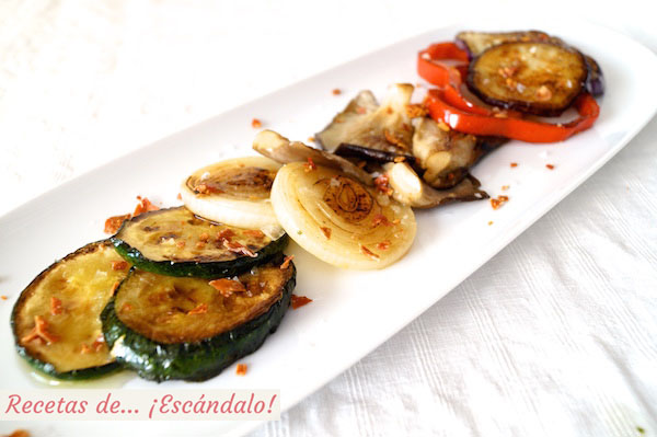 Receta de verduras a la plancha salteadas