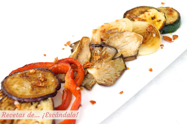 Receta de verduras a la plancha