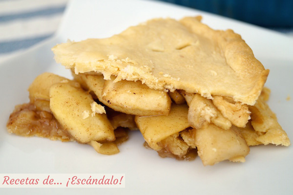 Receta de Apple Pie o tarta de manzana americana