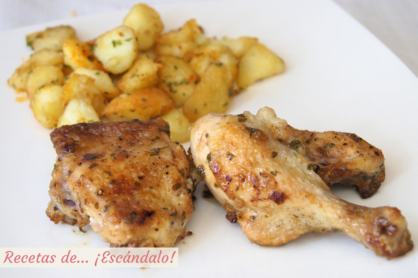 Pollo al ajillo