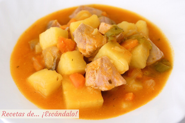 Receta de marmitako de bonito a fuego lento