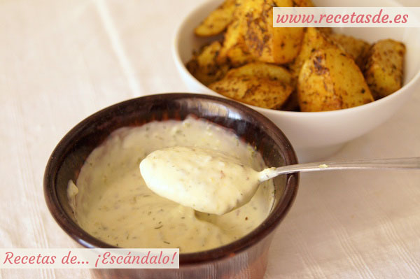 Salsa deluxe casera para las patatas