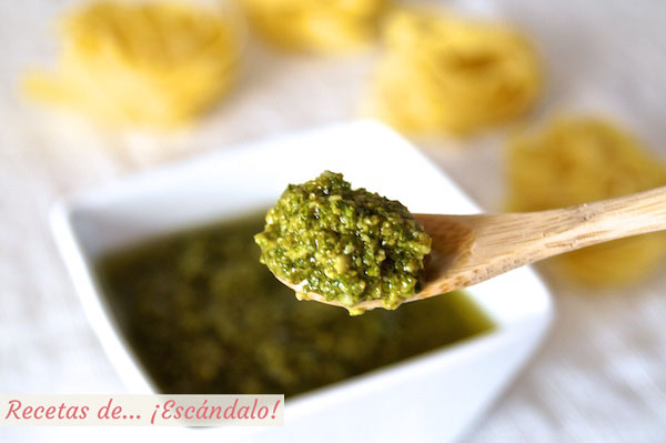 Receta de salsa pesto casera
