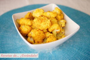 Receta de coliflor al horno con especias