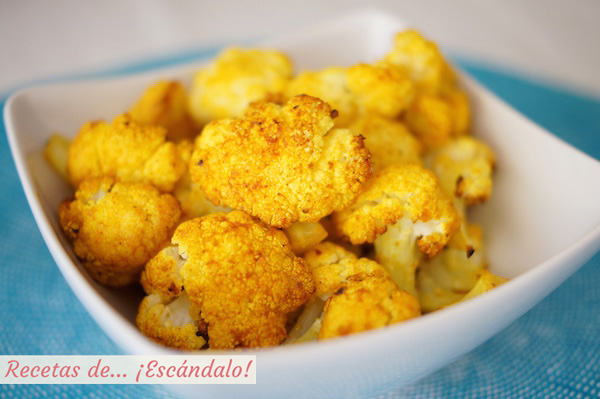 Receta de coliflor al horno con especias
