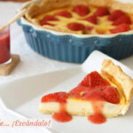 Tarta de fresas con masa quebrada