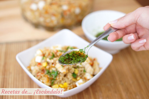 Alino thai para la ensalada de quinoa