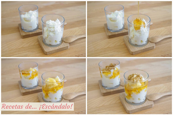 Como hacer queso fresco con miel y nueces (mel i mato)