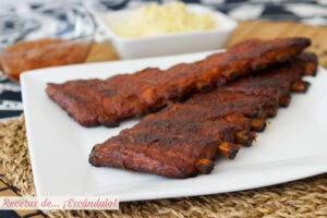 Costillas de cerdo al horno con salsa barbacoa casera