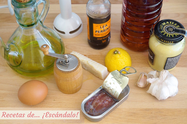 Ingredientes de la salsa cesar casera